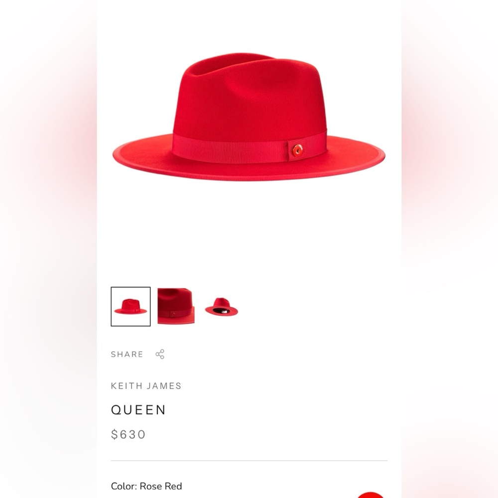 KEITH JAMES QUEEN FEDORA ♥️
